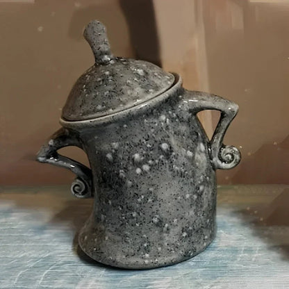 Kitchen Canister Hands-On-Hips Durable Resin Sizable Storage
