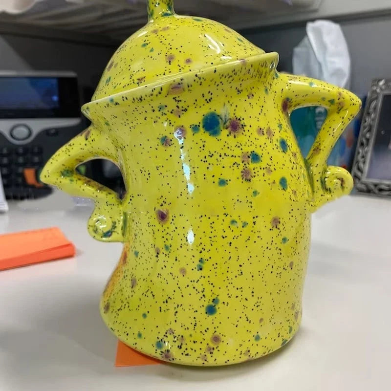 Kitchen Canister Hands-On-Hips Durable Resin Sizable Storage