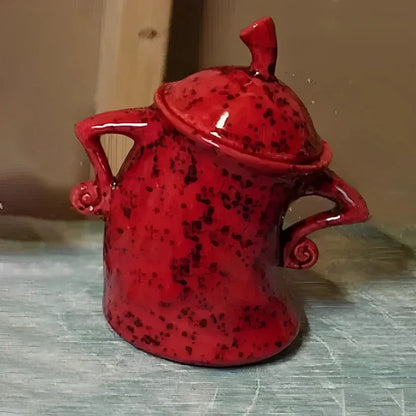 Kitchen Canister Hands-On-Hips Durable Resin Sizable Storage