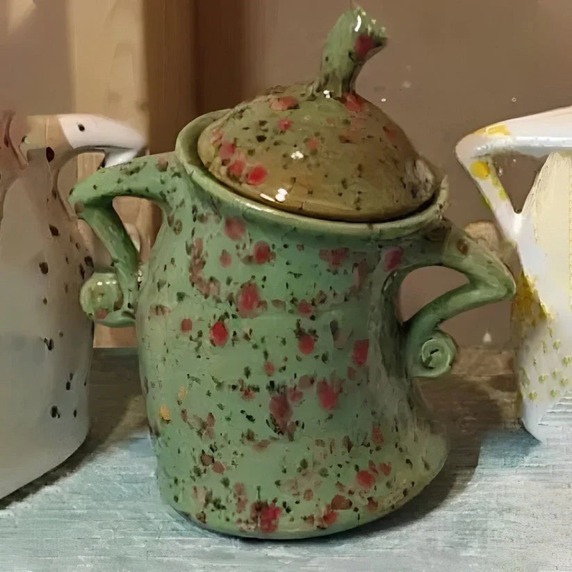 Kitchen Canister Hands-On-Hips Durable Resin Sizable Storage