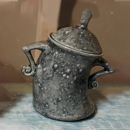 Kitchen Canister Hands-On-Hips Durable Resin Sizable Storage