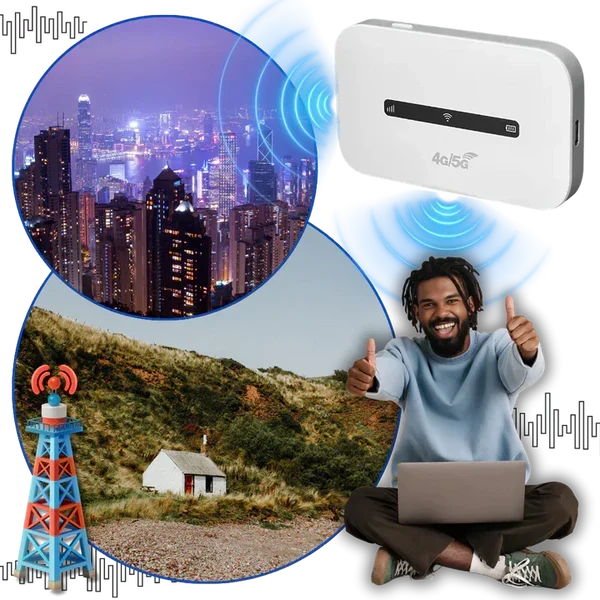 Portable Wi-Fi Hotspot 4G LTE Supports 10 Devices