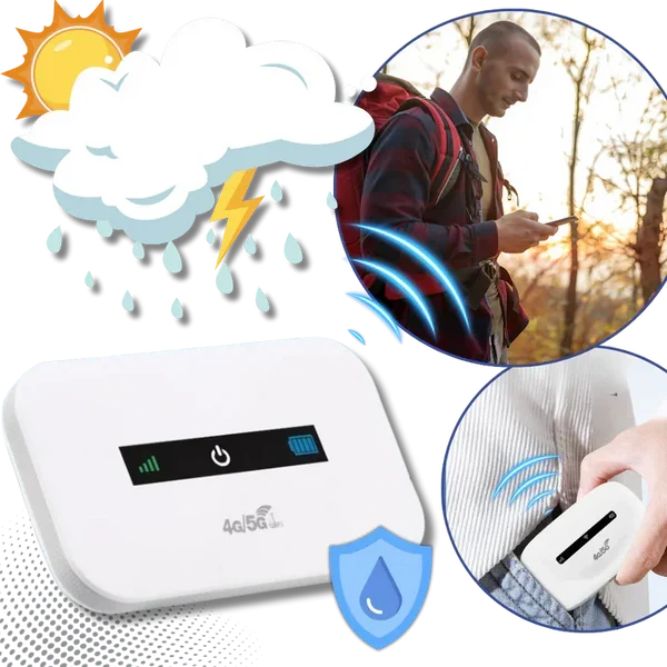 Portable Wi-Fi Hotspot 4G LTE Supports 10 Devices
