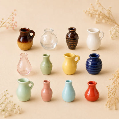 Roselle Mini Vase Ceramic Magnets