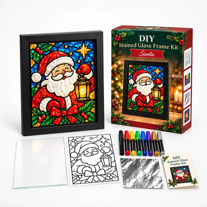 NoelGlow – Foil-Backed Christmas Stained Glass Art Kit