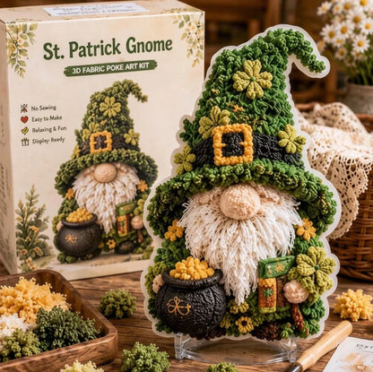 Gnome & Glow – Punch Needle Gnome Craft Kit