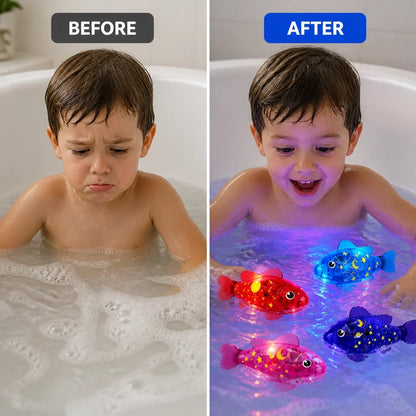 LumiDrift™ 4-pcs — Transform Bath Time Into Magical Light and Laughter