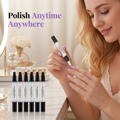 Gellyra™ 6-Piece Gel Nail Pen Set — Effortless Glamour That Commands Every Room