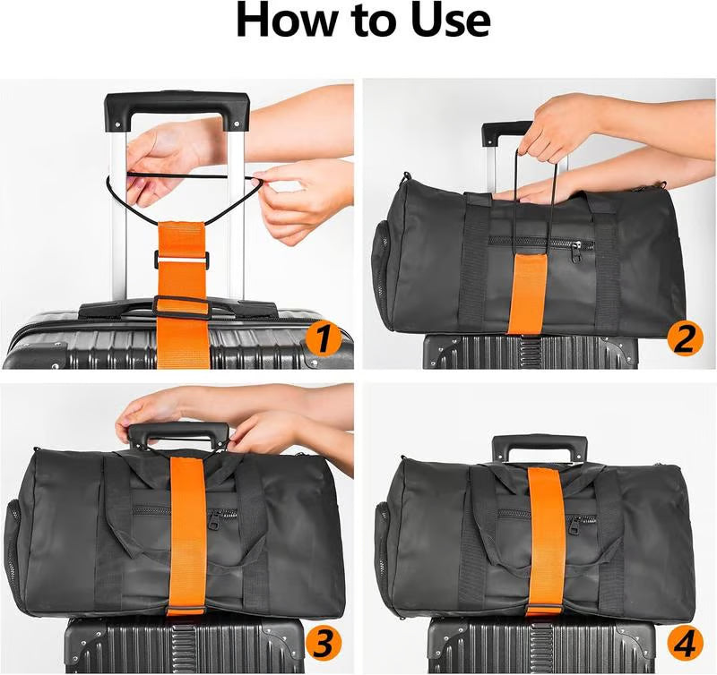 Prism™ – Iridescent Adjustable Luggage Connector Straps (2-Pack)