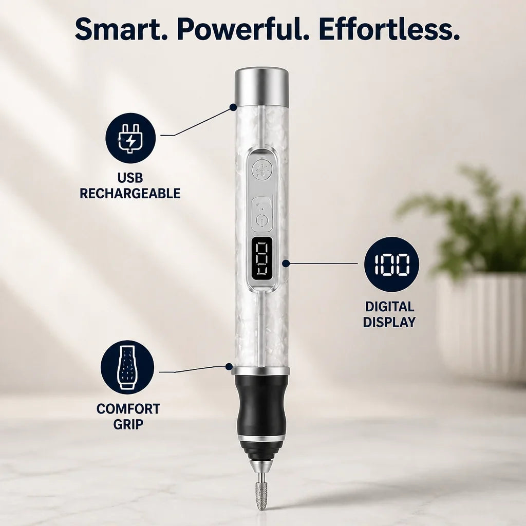 Maniqo™Electric Nail File & Callus Remover — Effortless Salon-Quality Nails That Boost Your Confidence Instantly