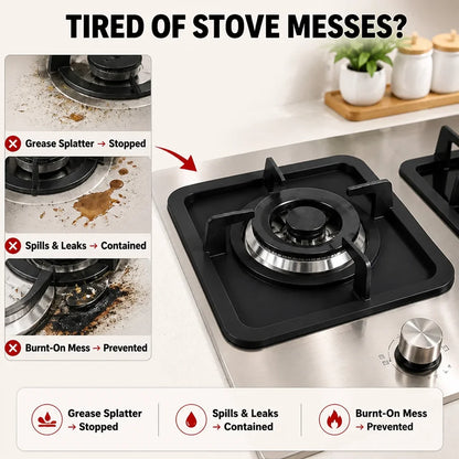 GrimeGuard™ — Keep Your Stove Spotless and Stress-Free, No Scrubbing Required