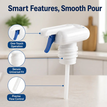 FlowHinge™ — Effortless, Spill-Free Pouring for Everyone, Anytime