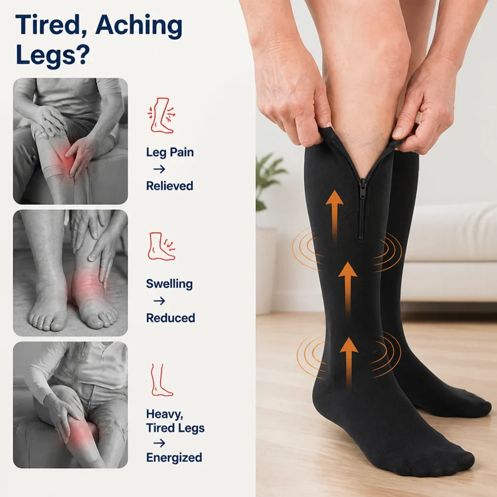 Energiseam™ Compression Stockings — Feel Lighter, Energized, and Ready to Conquer Every Day