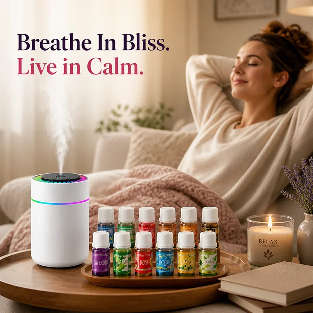 Vellora™ 12-Pack Essential Oils Collection — Transform Any Room into Your Personal Bliss Sanctuary