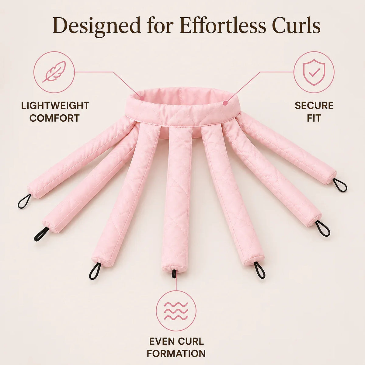 CoilDream™ — Wake Up to Gorgeous, Bounce-Back Curls Without a Single Tangle or Burn