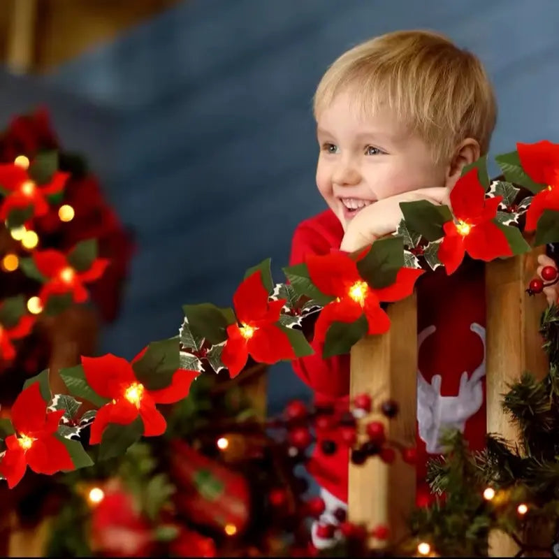 NoelOra – MerryGlow Christmas LED Garland Lights