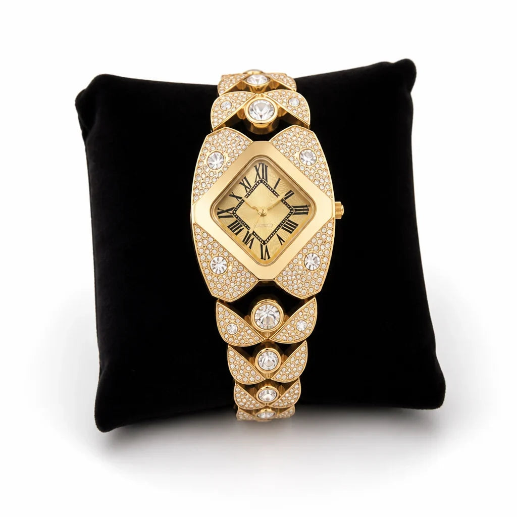 Aurelia™ Quartz Bracelet Watch — Command Every Room with Dazzling Confidence and Timeless Precision