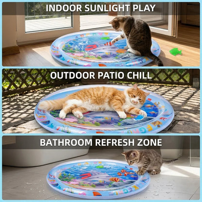 WhiskerCove™ — Captivates Playful Cats with Soothing, Cool Comfort That Sparks Pure Joy