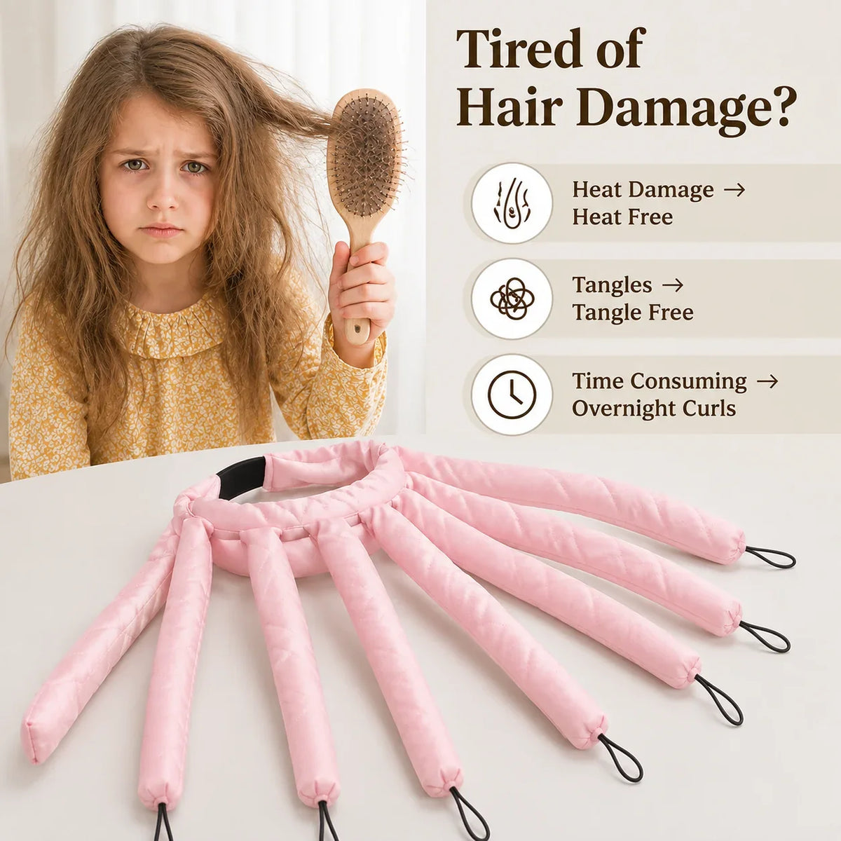 CoilDream™ — Wake Up to Gorgeous, Bounce-Back Curls Without a Single Tangle or Burn
