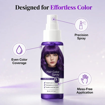 TintVibe™ Temporary Hair Color Spray — Ignite Instant Confidence with Effortless, Damage-Free Color