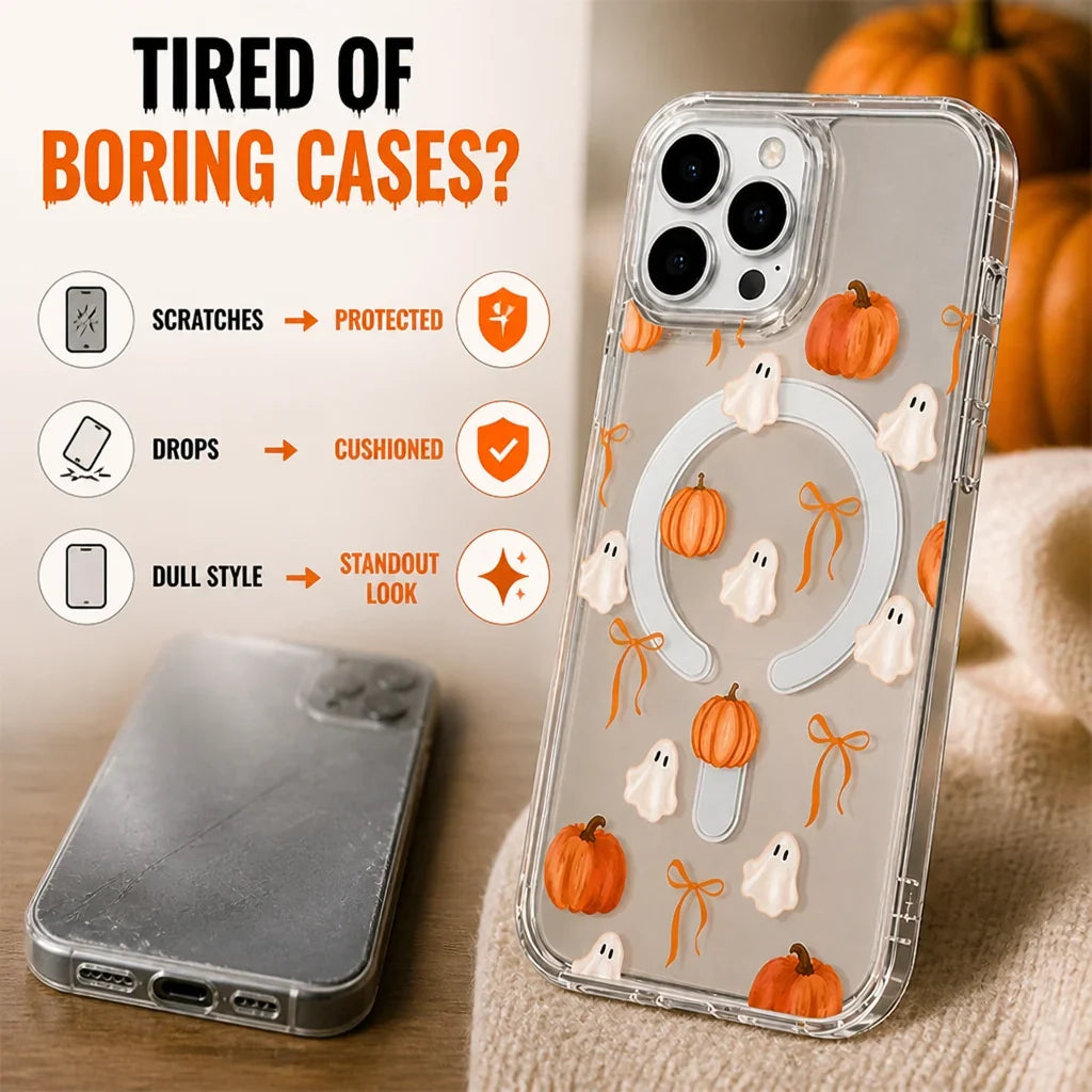 HexaShell™ — Turn Every Glance into Envy with Lasting Halloween Magic and Rock-Solid Slim Protection