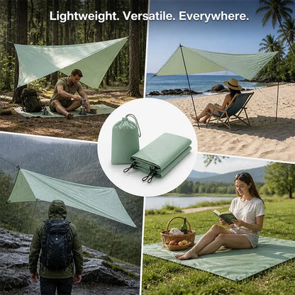 BreezeCanopy™ — Your Lightweight Fortress Against Sun and Surprise Showers