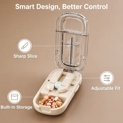 TabSplit™ Portable Pill Cutter — Perfectly Split Pills for Total Control and Peace of Mind