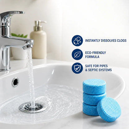 Purevia™ Effervescent Tablets — Effortless Fizzing Power That Clears Clogs and Refreshes Your Home Instantly