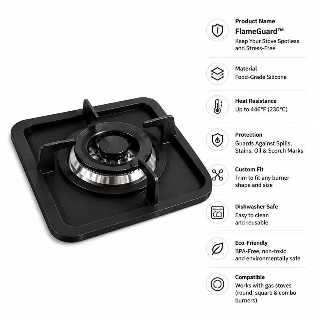 GrimeGuard™ — Keep Your Stove Spotless and Stress-Free, No Scrubbing Required