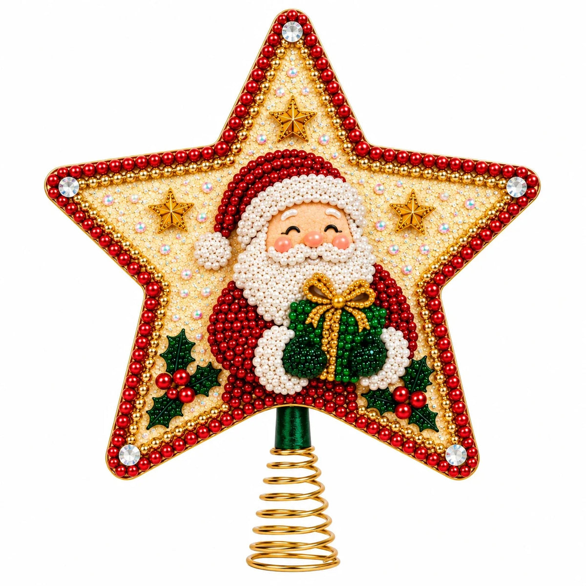 Starryloom – Santa Diamond Painting Christmas Tree Topper