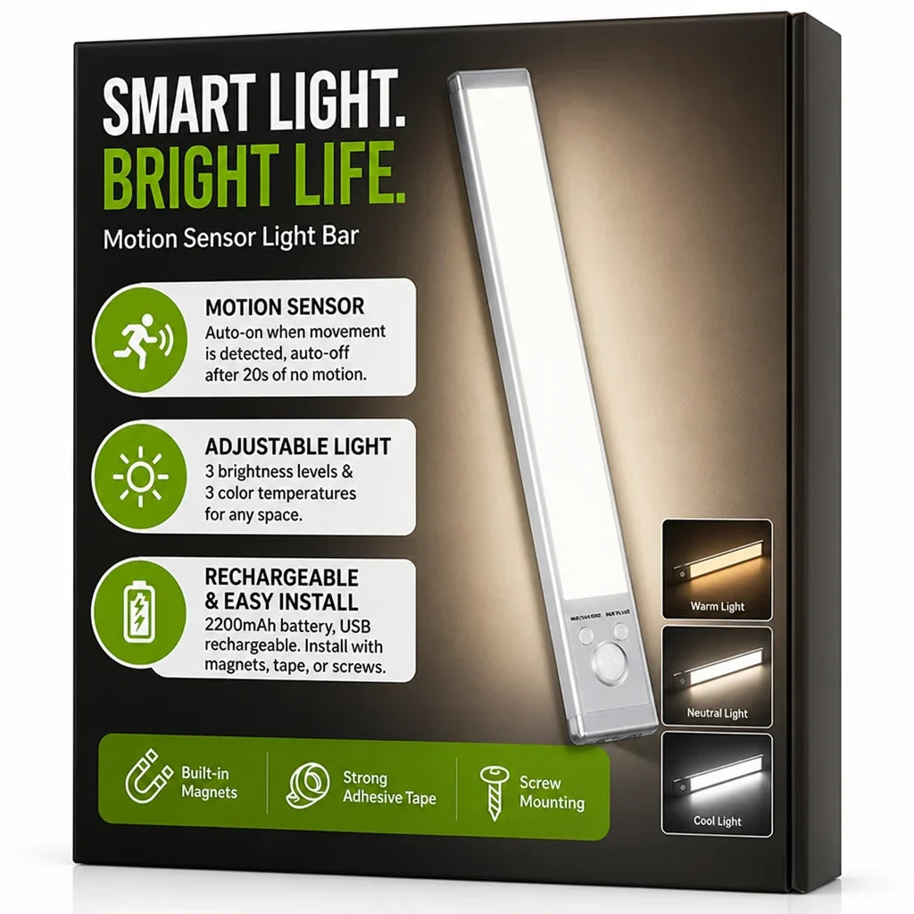 BeamShift™ — Hands-Free Light That Transforms Every Shadow into Comfort and Safety