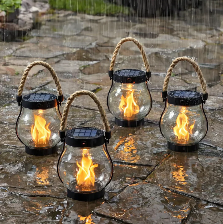 LumaFlick™ Solar Flame Lantern — Transform Your Nights with Cozy, Captivating Glow That Lasts All Evening