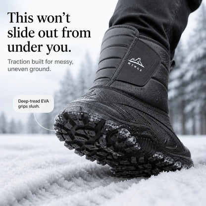 Snowlune – Plush-Lined Pull-On Winter Boots