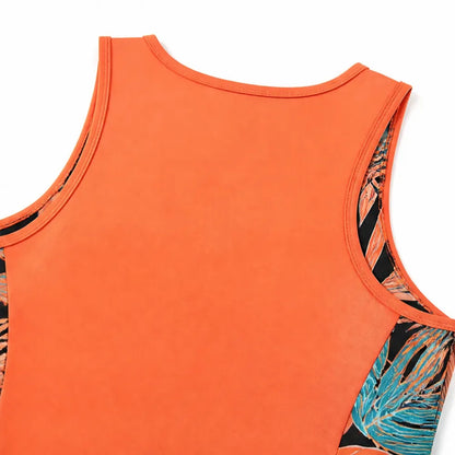 Solvea – Colorblock Tankini and Shorts Swim Set