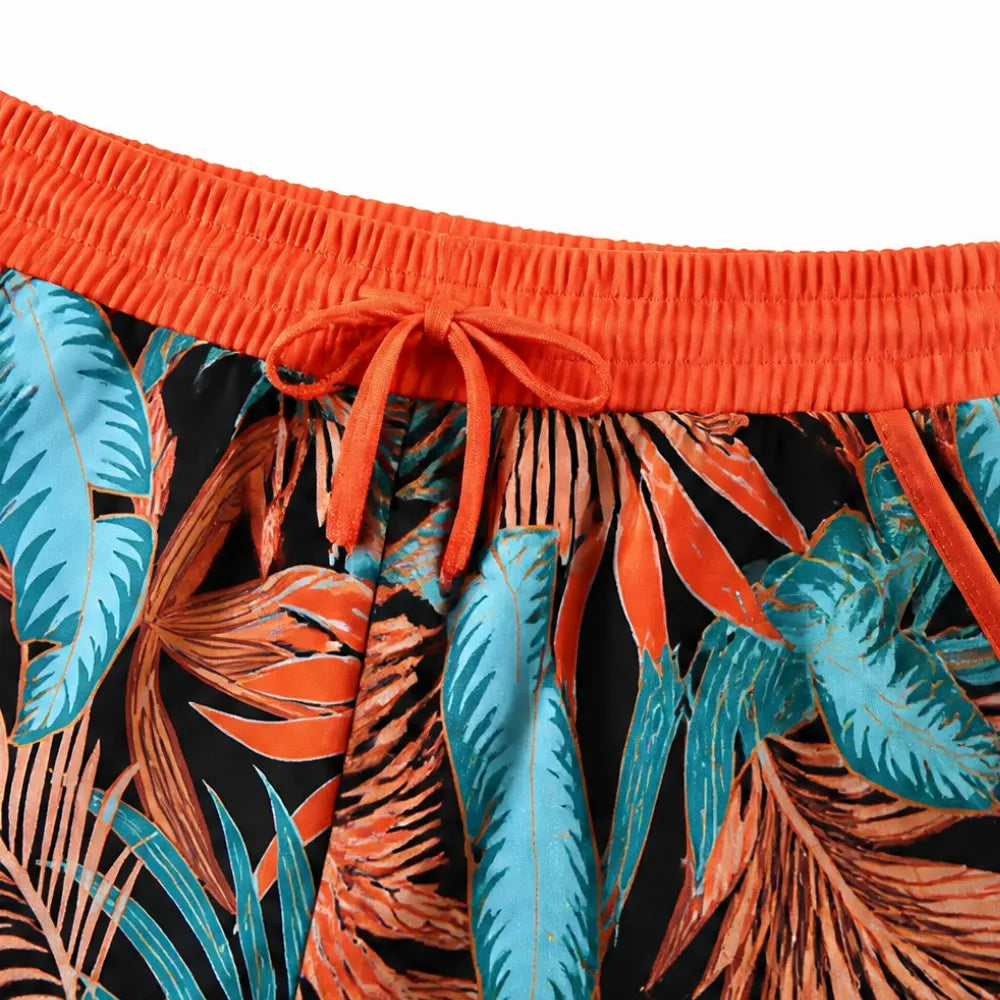 Solvea – Colorblock Tankini and Shorts Swim Set