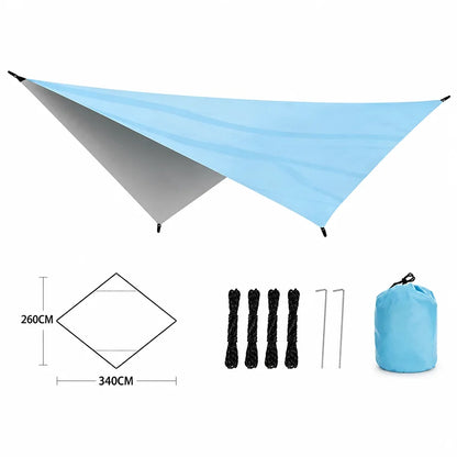BreezeCanopy™ — Your Lightweight Fortress Against Sun and Surprise Showers