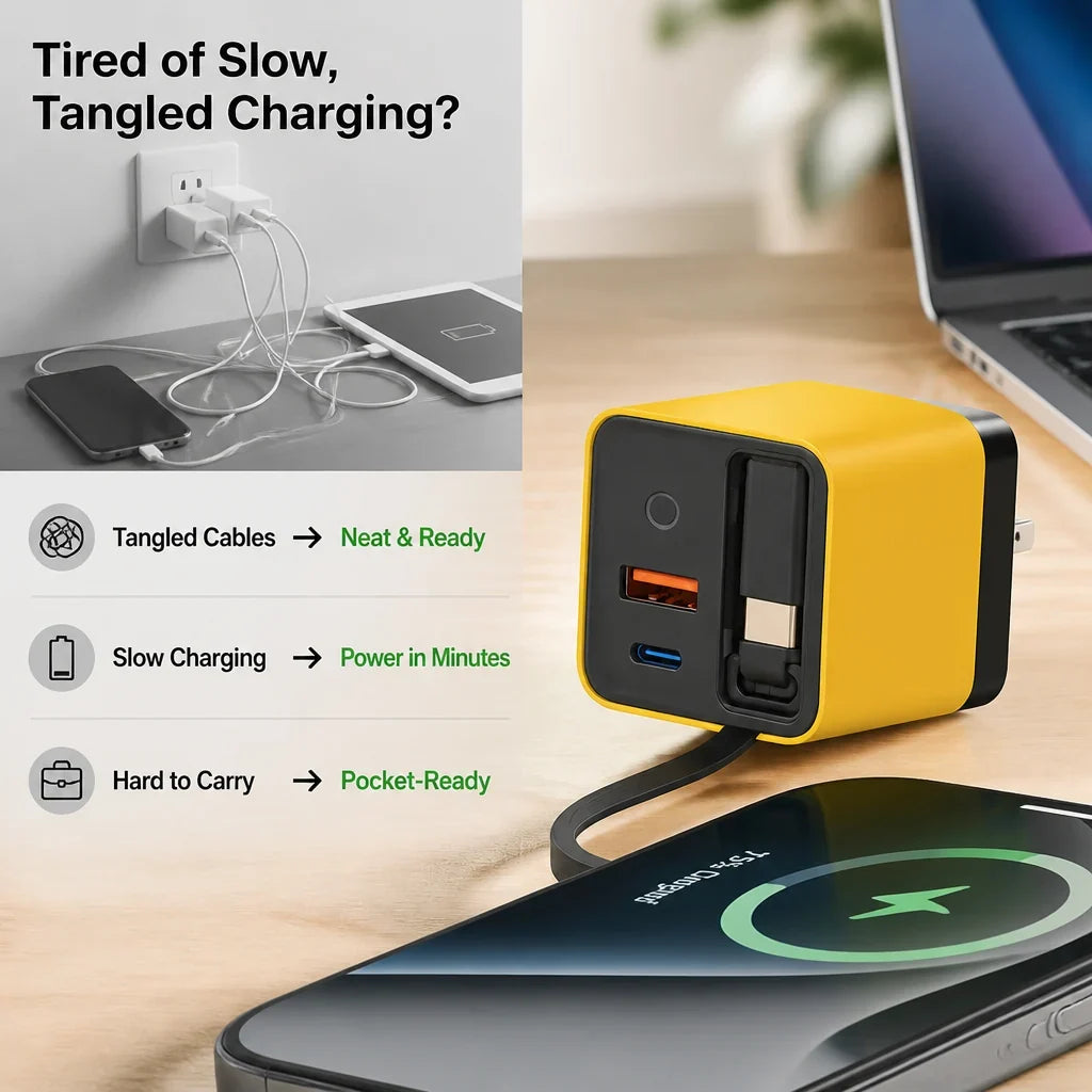 ChargeQuill™ — Power Up Instantly and Take Charge of Your Day