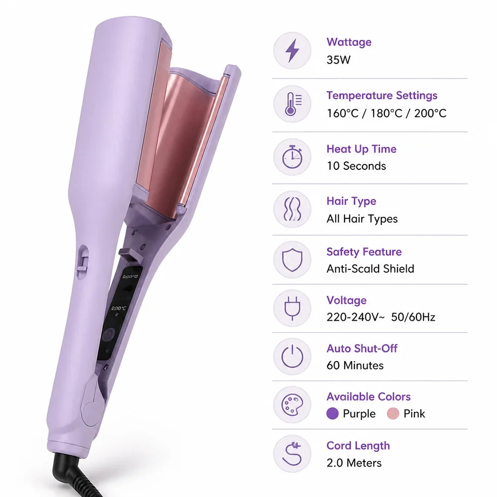 CurlVanta™ — Unlock Stunning, Safe Curls in Just 10 Seconds