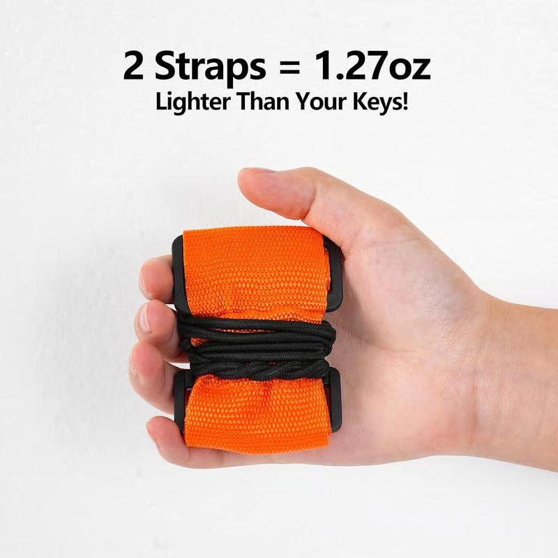 Prism™ – Iridescent Adjustable Luggage Connector Straps (2-Pack)