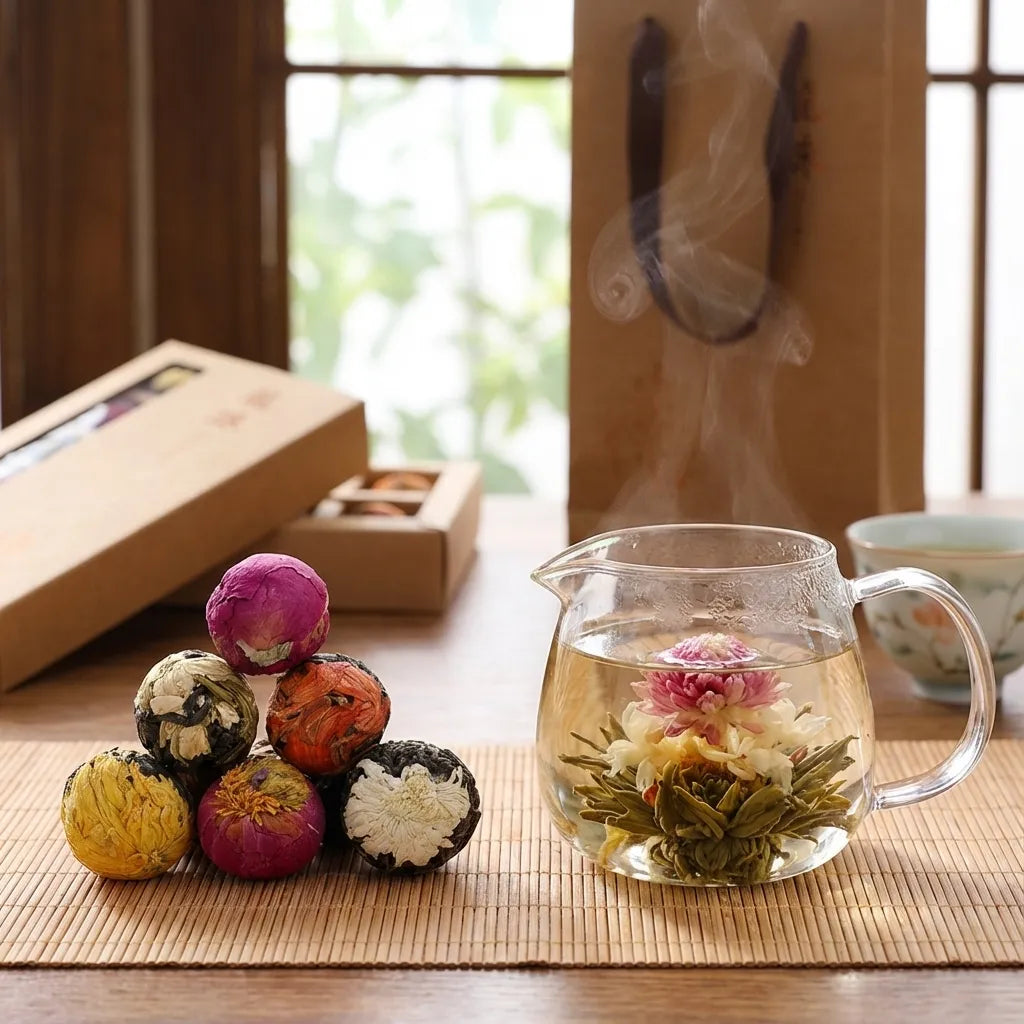Blooming Flower Tea Balls 18 Pieces | Pu-erh Dragon Ball Tea