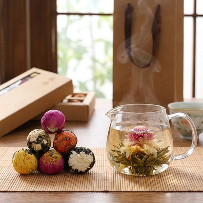 Blooming Flower Tea Balls 18 Pieces | Pu-erh Dragon Ball Tea