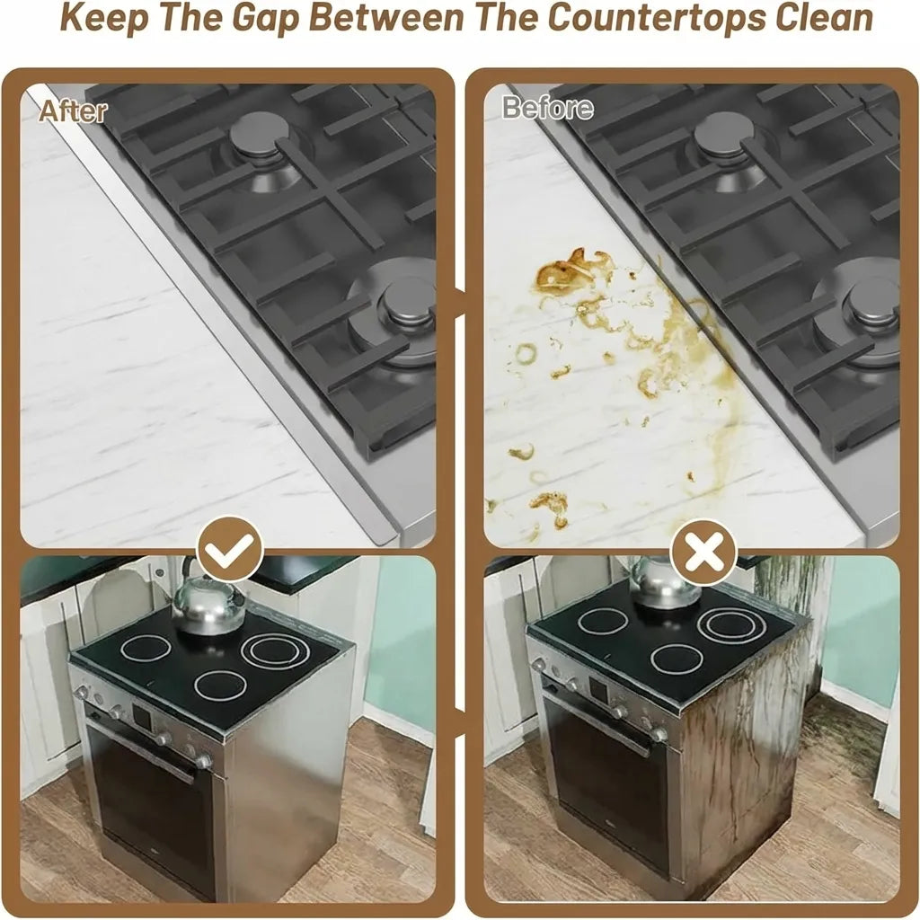 Stainless Steel Stove Gap Covers