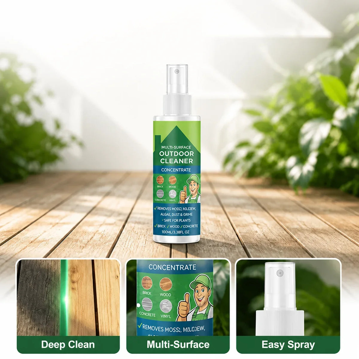 TerraGleam™ Multi-Surface Cleaner Concentrate — Bring Back Your Outdoor Sparkle Without the Hassle
