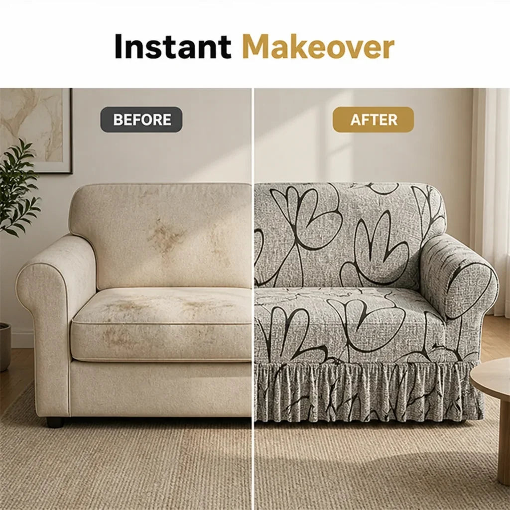 CouchDrape™ — Wrap Your Sofa in Flawless Elegance That Feels Made Just for You