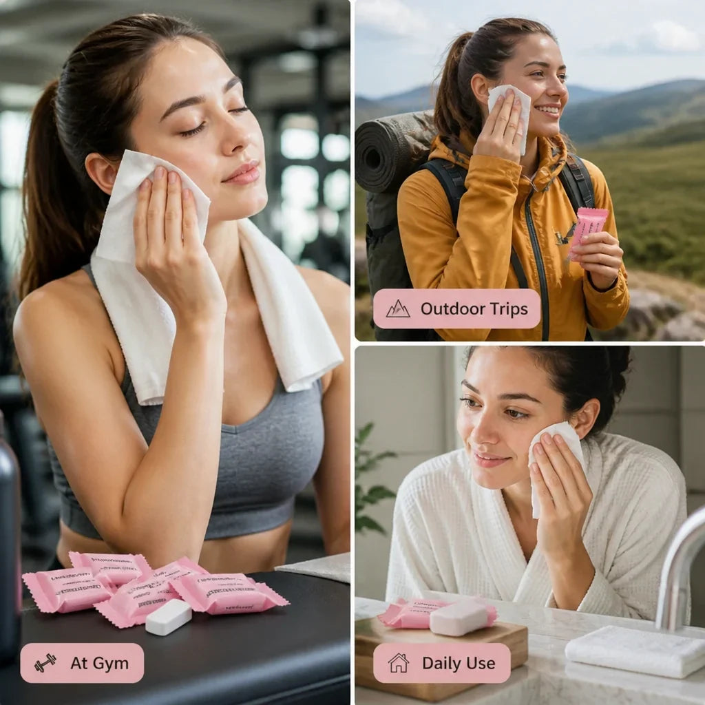 TowelPop™ Compressed Cotton Towels — Unlock Instant Freshness and Soothing Comfort Anywhere You Go