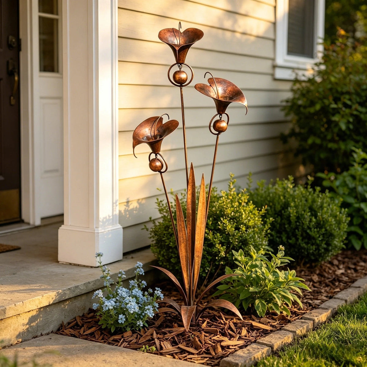 CallaChime™ | Handcrafted Garden Stake with Wind Chimes