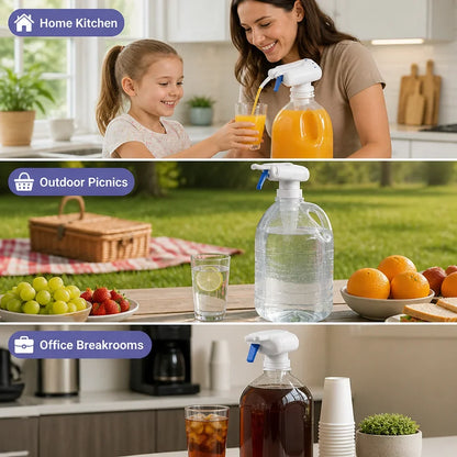 FlowSure™ — Effortless, Spill-Free Pouring for Everyone, Anytime