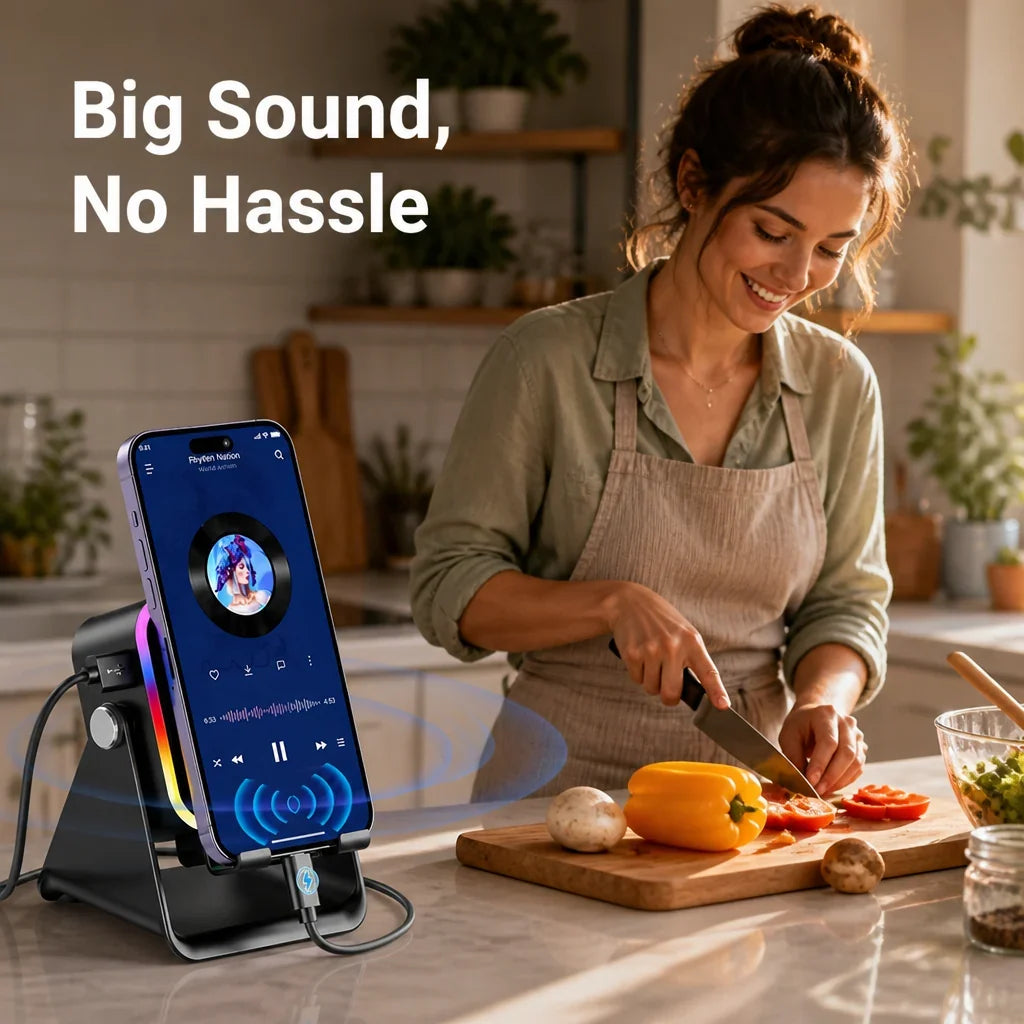 VoxDock™ — Turn Every Phone Moment Into Loud, Clear Power and Freedom