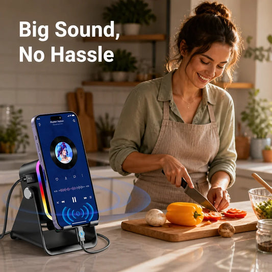 VoxDock™ — Turn Every Phone Moment Into Loud, Clear Power and Freedom