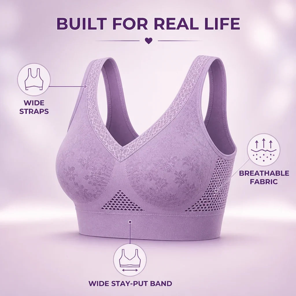Lunaflex™ — Experience All-Day Freedom and Flawless Support Without Wires or Pinching